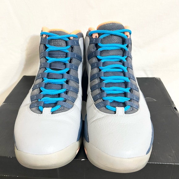 Jordan 10 Retro Bobcats size 10 310805-026 2014 PRE-OWNED with OG BOX - Picture 8 of 9
